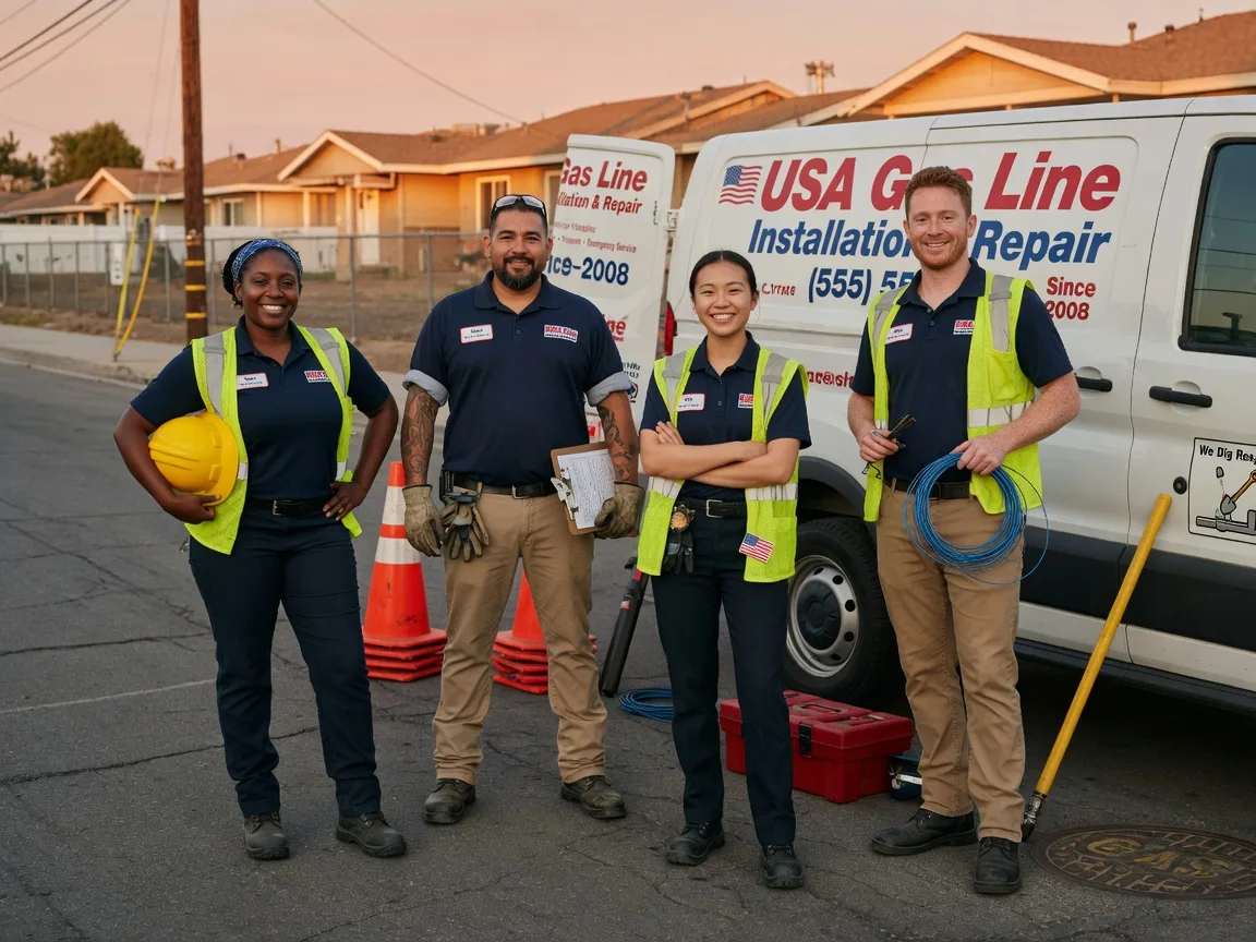 Gas Line Installation company in Rheems, PA